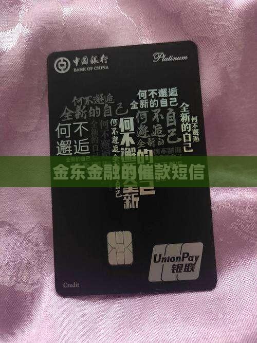 金东金融的催款短信